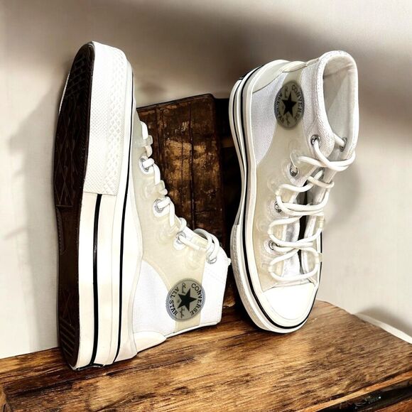 Converse Chuck 70 Translucent All Star Hi Top Shoes Sz 6 - Picture 1 of 10